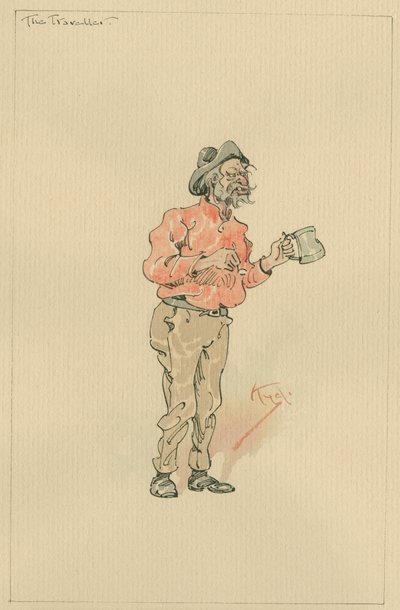 Le Voyageur, vers les années 1920 - Joseph Clayton Clarke